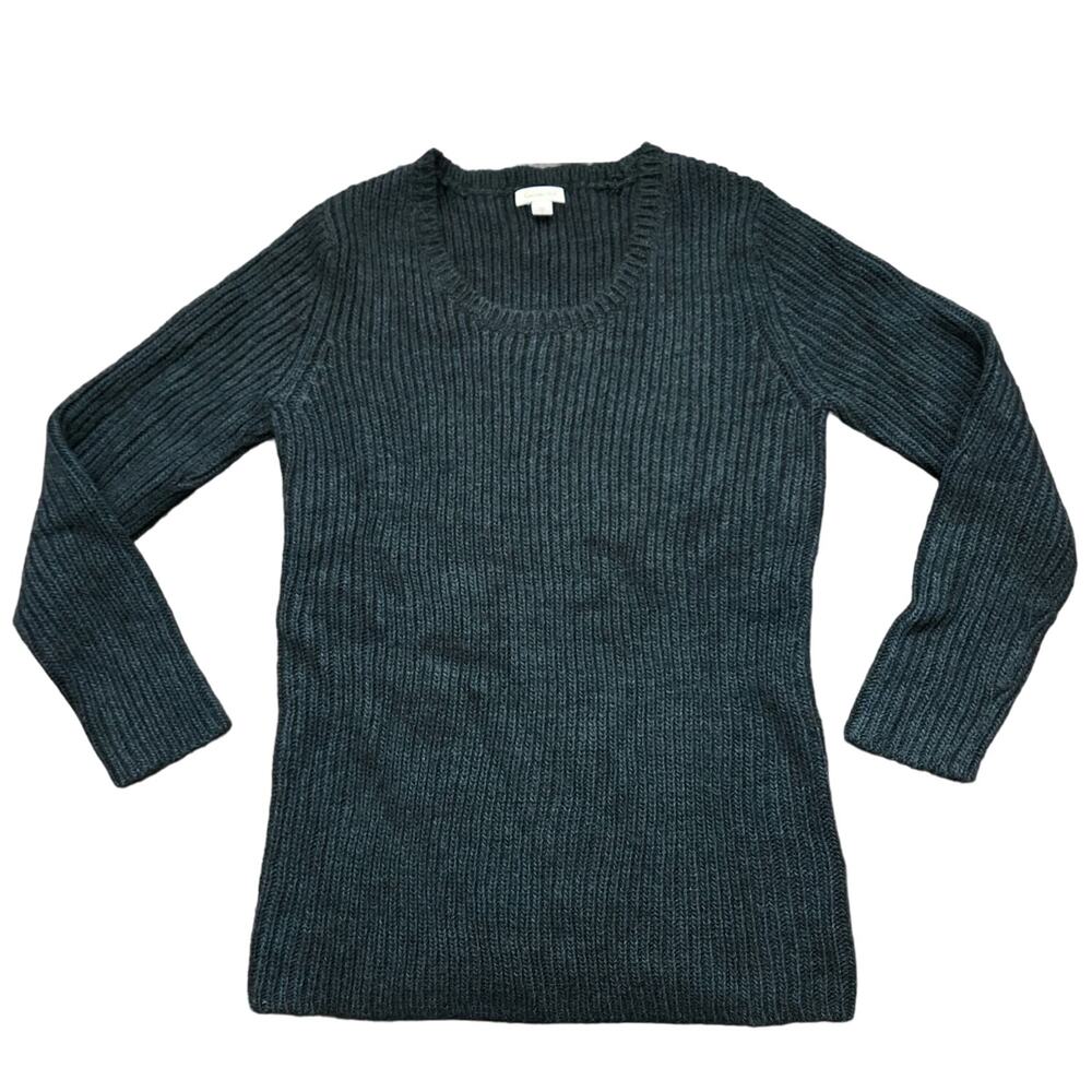 Garnet Hill Alpaca Wool Blend Sweater Size Medium